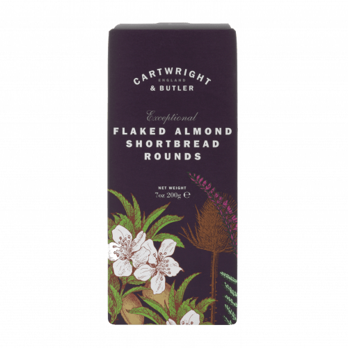 Flaked Almond Shortbread Rounds Carton