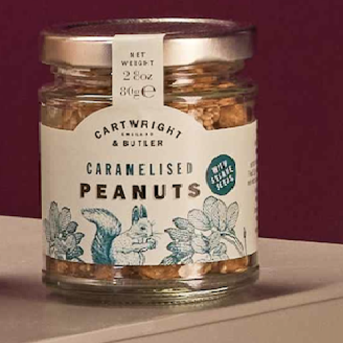 Caramelised Sesame Peanuts in jar 